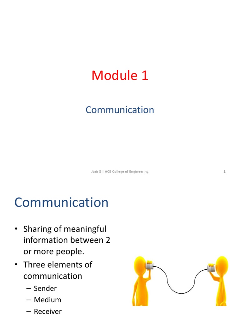 LS - Module 1 - Till Aug10 PDF | PDF | Hierarchy | Communication