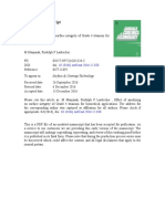 Surface and Coatings Technology Volume 310 Issue 2017 [Doi 10.1016_j.surfcoat.2016.12.038] Manjaiah, M; Laubscher, Rudolph F -- Effect of Anodizing on Surface Integrity of Grade 4 Titanium for Biome