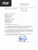 DOJ Grassley Feinstein Response
