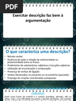 Descricao e Sua Contribuicao Para o Texto