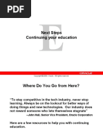 Next Steps Continuing Your Education