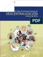 Informe Descentralizacion 2016. Usaid