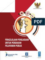 Pengelolaan Pengaduan Untuk Perbaikan Pelayanan Publik (Ombudsman Republik Indonesia)