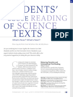 Reading Science Texts