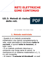 Ud.3 Metodi Di Risoluzione Delle Reti