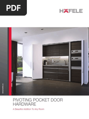 Hafele Xl Pivoting Pocket Door Slide System 408 24 System 12