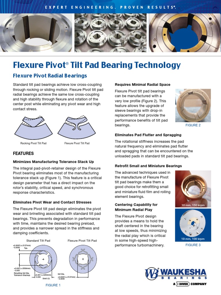 Waukesha Bearings Flexure Pivot US PDF Bearing (Mechanical) Wear