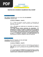 Minutas Dos Convênios