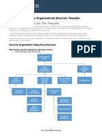 It Security Goverance Organizational Structure Template