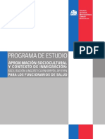 Programa de Estudio Aproximación Sociocultural y Contexto de Inmigración - KREYÒL AYISIEN 2016 SSMC FINAL