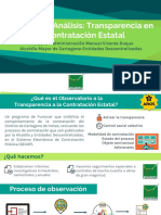 (RESUMEN) Informe de Análisis Transparencia en La Contratación Estatal Año 2016 Administración Manuel Vicente Duque