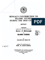 Bengal'S Contribution To Islamic Studies During The 18Th Century