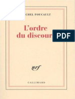 Foucault Michel L Ordre Du Discours 2012