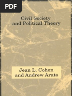 Jean L Cohen Andrew Arato Civil Society and Politi
