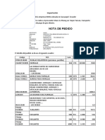 Ejercicio de Importación