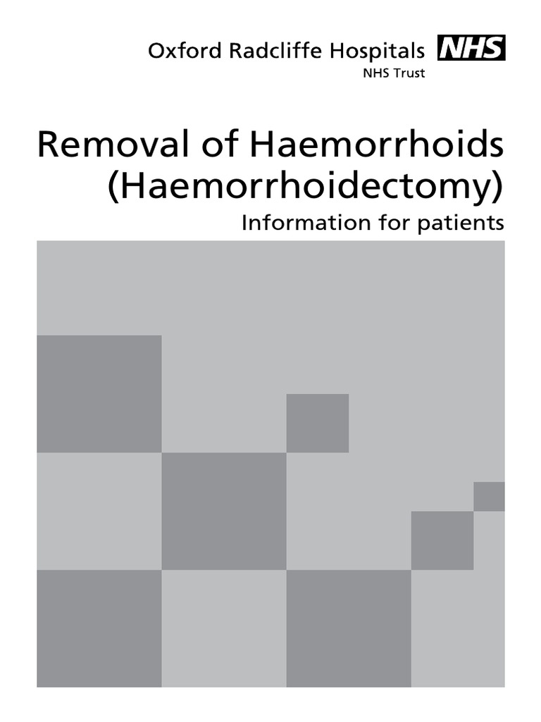 100617 Haemorrhoid Ectomy Hemorrhoid Constipation