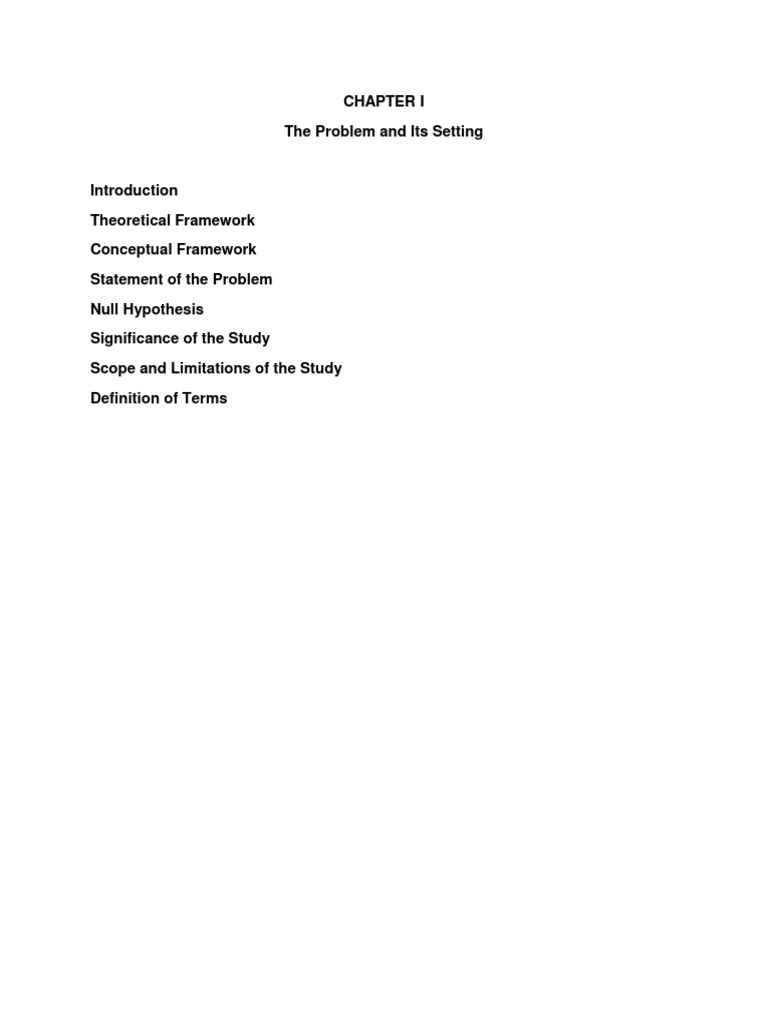 Chapter I | PDF