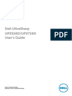 Dell Up2716d User Manual