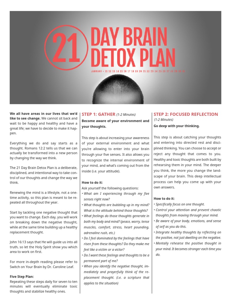 21 Day Detox PDF | PDF | Thought | Mind