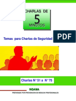 Charlas N° 51 a N° 75