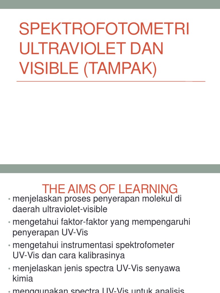 Contoh Soal Perhitungan Spektrofotometri Uv Vis Contoh
