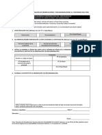 PDM - Formulario para La Elaboración de Observaciones