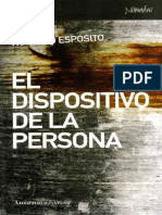Esposito Roberto - El Dispositivo de La Persona