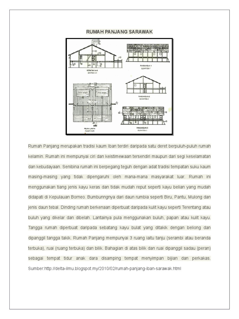 Rumah Panjang Sarawak Pdf
