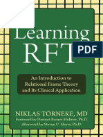 Niklas Törneke-Learning RFT - An Introduction To Relational Frame Theory and Its Clinical Application-Context Press (2010)