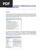 Manual de La Instalación Y Configuración de Un Servidor en Debian