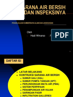 Sarana Air Bersih & Inspeksinya