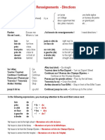 1- Les Renseignements - Vocab