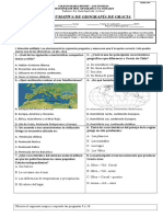 Prueba Sumativa Geografía de Grecia 2017