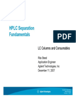 HPLC Separation Fundamentals