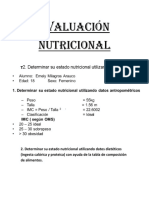 Evaluación Nutricional