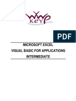 Excel - Intermediate Learning