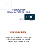 Sexologia Forense y DCLS Criminologia 1