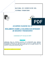 SUGESE 02-13 Reg Solvencia Ent Seguros