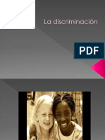 La Discriminación Presentación 22 Marzo