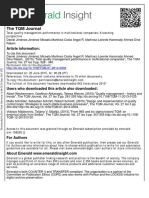 Total Quality Management Performance in Multinational Companies - A Learning Perspective PDF