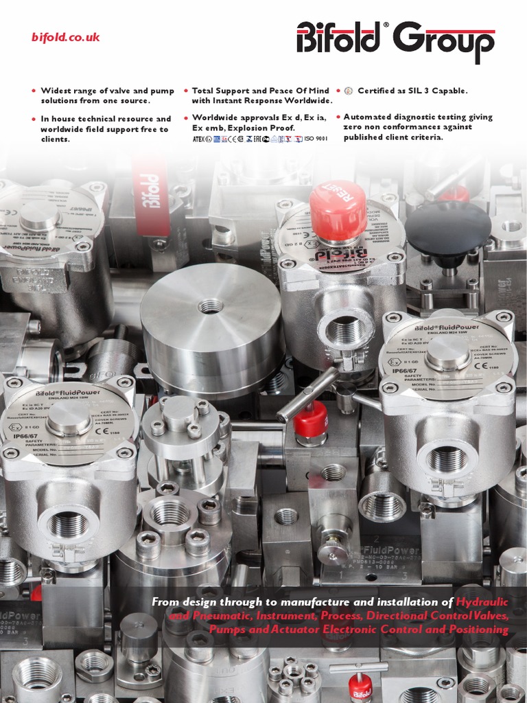 CV - Bifold Group Catalog | PDF | Valve | Actuator