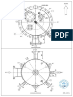 Nozzles and leg support orientations diagram