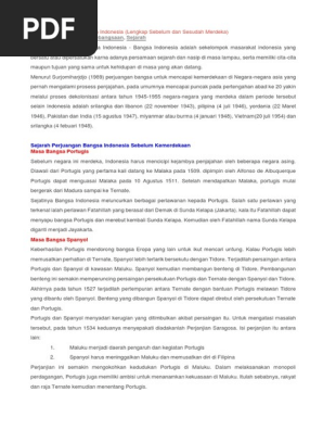 Sejarah Perjuangan Bangsa Indonesia