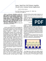 GaN Doherty Amplifier For LTE Micro Cell and Active Antenna System Applications