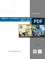 Cyprus – A Country "Ruled" by Benighted Labor Union Leaders