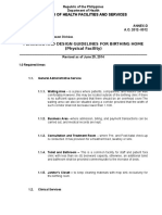 AO 2012 0012 Annex D Planning and Design Guidelines For Birthing Homes As June 25 2014 1