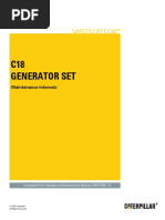 C18 Generator Set - Maintenance Intervals