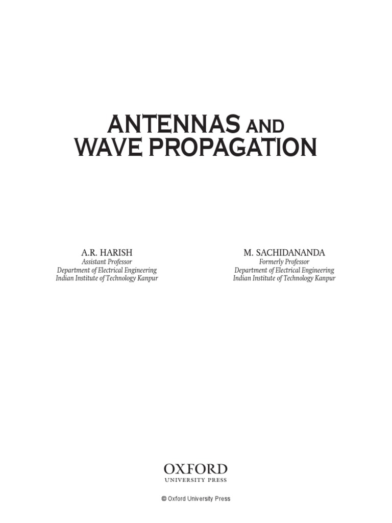 Antennas and Wave Propagation Guide | PDF | Antenna (Radio) | Radio ...
