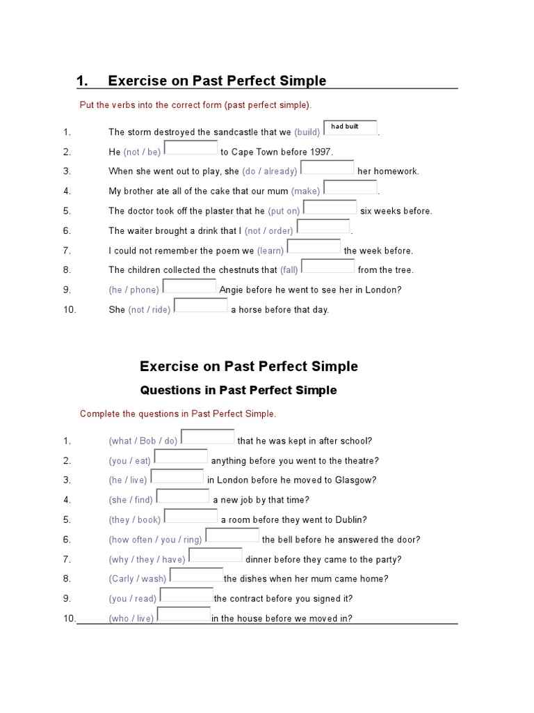 1-exercise-on-past-perfect-simple