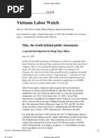 Download Vietnam Labor Watch Nike The Truth Behind Public Statements by moctapka088 SN35888595 doc pdf